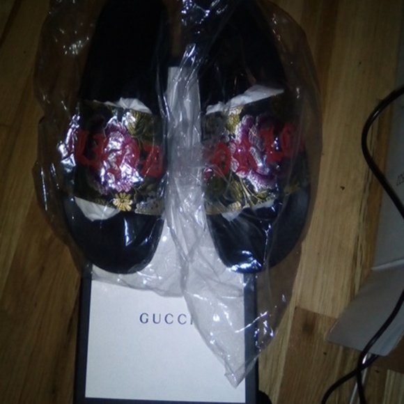 Brand new Gucci black Multic/Hi slides - Picture 3 of 5